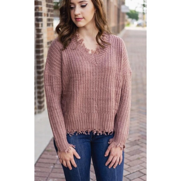 HYFVE | Sweaters | Distressed Frayed 